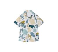 VERTBAUDET Chemise Manches Courtes Blanc imprimé 10A