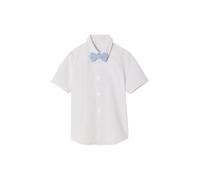 VERTBAUDET Chemise Manches Courtes Noeud Papillon Blanc 10A