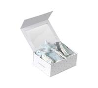 VERTBAUDET Coffret Cadeau Bébé Coton bleu grisé TU