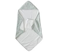 VERTBAUDET Coffret Cape de bain + Gant de toilette DANS LES BOIS vert sauge 80X80