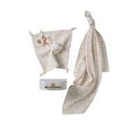 VERTBAUDET Coffret Doudou + Anneaux de Dentition + Lange avec Mallette Cherry Rouge TU