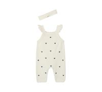 VERTBAUDET Coffret Naissance Salopette Fille et Bandeau écru 3M(60CM)