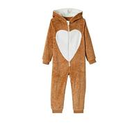 VERTBAUDET Combi-Pyjama renarde Fille Marron Clair 4A