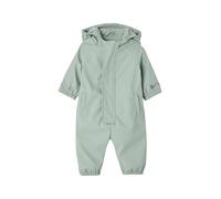 VERTBAUDET Combinaison à capuche anti-pluie bébé doublée maille polaire vert sauge 6M(67CM)