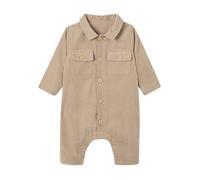 VERTBAUDET Combinaison Col Velours ATELIER beige 18M(81CM)