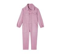 VERTBAUDET Combinaison longue en toile garment dyed fille vieux rose 14A