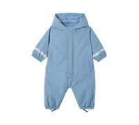 VERTBAUDET Combinaison Pluie Capuche Bébé Fille Zippé bleu jean 6M(67CM)