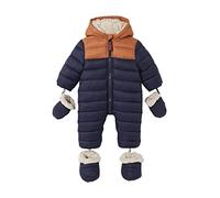 VERTBAUDET Combipilote bébé colorblock doublée et matelassée encre 1M(54CM)