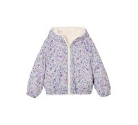 VERTBAUDET Coupe Vent Fille à Capuche Réversible Léopard vanille 8A
