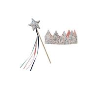 VERTBAUDET Couronne + Baguette Rose TU