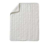 VERTBAUDET Couverture en Sherpa Petit Mouton écru 100X100