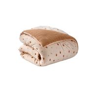 VERTBAUDET Couverture/Fond de Parc HÉRISSON Beige imprimé 75X100
