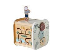 VERTBAUDET Cube Multi-activités en Bois FSC® Jaune TU