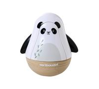 VERTBAUDET Culbuto Musical Panda Tanzanie en Bois FSC® Blanc TU
