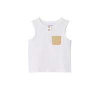 VERTBAUDET Débardeur bébé Poche contrastée Blanc 36M(97CM)