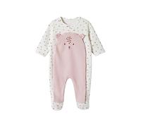 VERTBAUDET Dors-Bien bébé Naissance en Molleton Ouverture Pont pressionné Devant Rose poudré 9M(71CM)