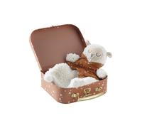 VERTBAUDET Doudou mouton bi-matière avec mallettebeigeTU