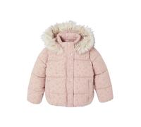 VERTBAUDET Doudoune à capuche fille doublée maille polaire rose poudré 12A