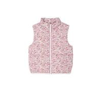VERTBAUDET Doudoune fille sans manches motifs fleurs rose imprimé 14A