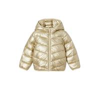 VERTBAUDET Doudoune légère à capuche effet brillant Fille or 7A