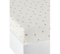 VERTBAUDET Drap-Housse Bébé Coton Bio Oeko-Tex Ivoire 70X140
