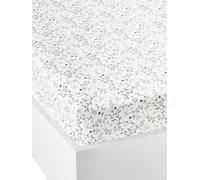 VERTBAUDET Drap-Housse Bébé Coton Ecru/Multico 70X140