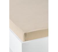 VERTBAUDET Drap Housse bébé uni en Gaze de Coton Bio* Vanille 60X120
