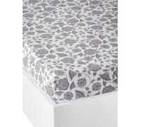 VERTBAUDET Drap-Housse Enfant Coton Évolutif Blanc imprimé 90X200