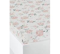 VERTBAUDET Drap-Housse Enfant Eau DE Rose écru/Rose 90X140