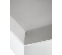 VERTBAUDET Drap-Housse Uni Bébé Coton Gris Perle 60X120