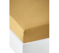 VERTBAUDET Drap-Housse Uni Bébé Coton Moutarde 60X120