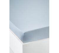 VERTBAUDET Drap-Housse uni Enfant Bleu Clair 90X190