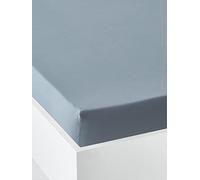 VERTBAUDET Drap-Housse uni Enfant Bleu Jean 90X190