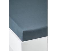 VERTBAUDET Drap-Housse uni Enfant Marine 90X140