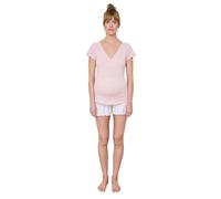 VERTBAUDET Ensemble 2 pièces Pyjama Short Grossesse et Allaitement Rose 34/36