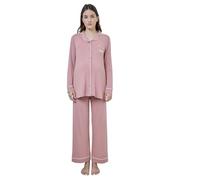VERTBAUDET Ensemble 2 pièces Pyjama uni de Grossesse Bois de Rose 46/48