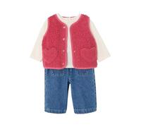 VERTBAUDET Ensemble 3 Pièces Bébé Fille Coton