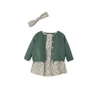 VERTBAUDET Ensemble Bébé Fille 3 Pièces Robe Cardigan Bandeau