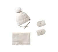 VERTBAUDET Ensemble Bébé Fille Bonnet Snood et Moufles Maille