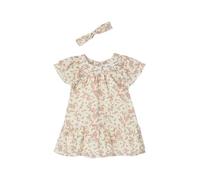 VERTBAUDET Ensemble Bébé Fille Robe Bloomer et Bandeau Coton