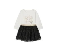 VERTBAUDET Ensemble bébé Fille t-Shirt Jupon Glitter Noir 3M(60CM)
