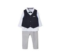 VERTBAUDET Ensemble bébé garçon cérémonie Gilet + Chemise + Noeud Papillon + Pantalon Encre 36M(97CM)