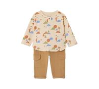 VERTBAUDET Ensemble bébé garçon T-Shirt Pantalon Beige imprimé 36M(97CM)