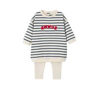 VERTBAUDET Ensemble bébé Robe Legging rayé Marine 6M(67CM)