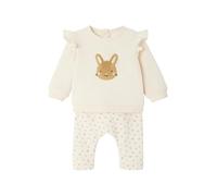 VERTBAUDET Ensemble bébé sweat et pantalon ATELIER rose pâle 18M(81CM)