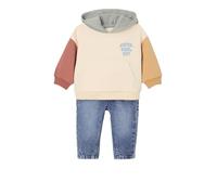 VERTBAUDET Ensemble bébé Sweat-Shirt à Capuche + Jean Multicolore 12M(74CM)