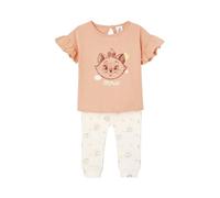 VERTBAUDET Ensemble Bébé T Shirt et Legging Manches Courtes Abricot 36M(97CM)