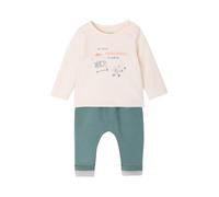 VERTBAUDET Ensemble bébé Tee-Shirt et Pantalon en Molleton Bleu Canard 3M(60CM)