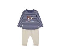 VERTBAUDET Ensemble T-Shirt et Pantalon Molleton bébé Indigo 3M(60CM)