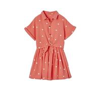 VERTBAUDET Ensemble Blouse à nouette et Jupe Fille Corail 7A